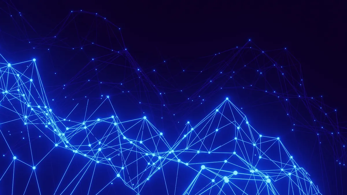 Schematische Darstellung eines Datenstroms zwischen Server und Fernseher